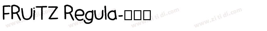 FRUiTZ Regula字体转换